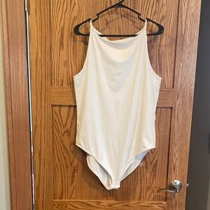 Old Navy Cream Sleeveless Body Suit Size XL